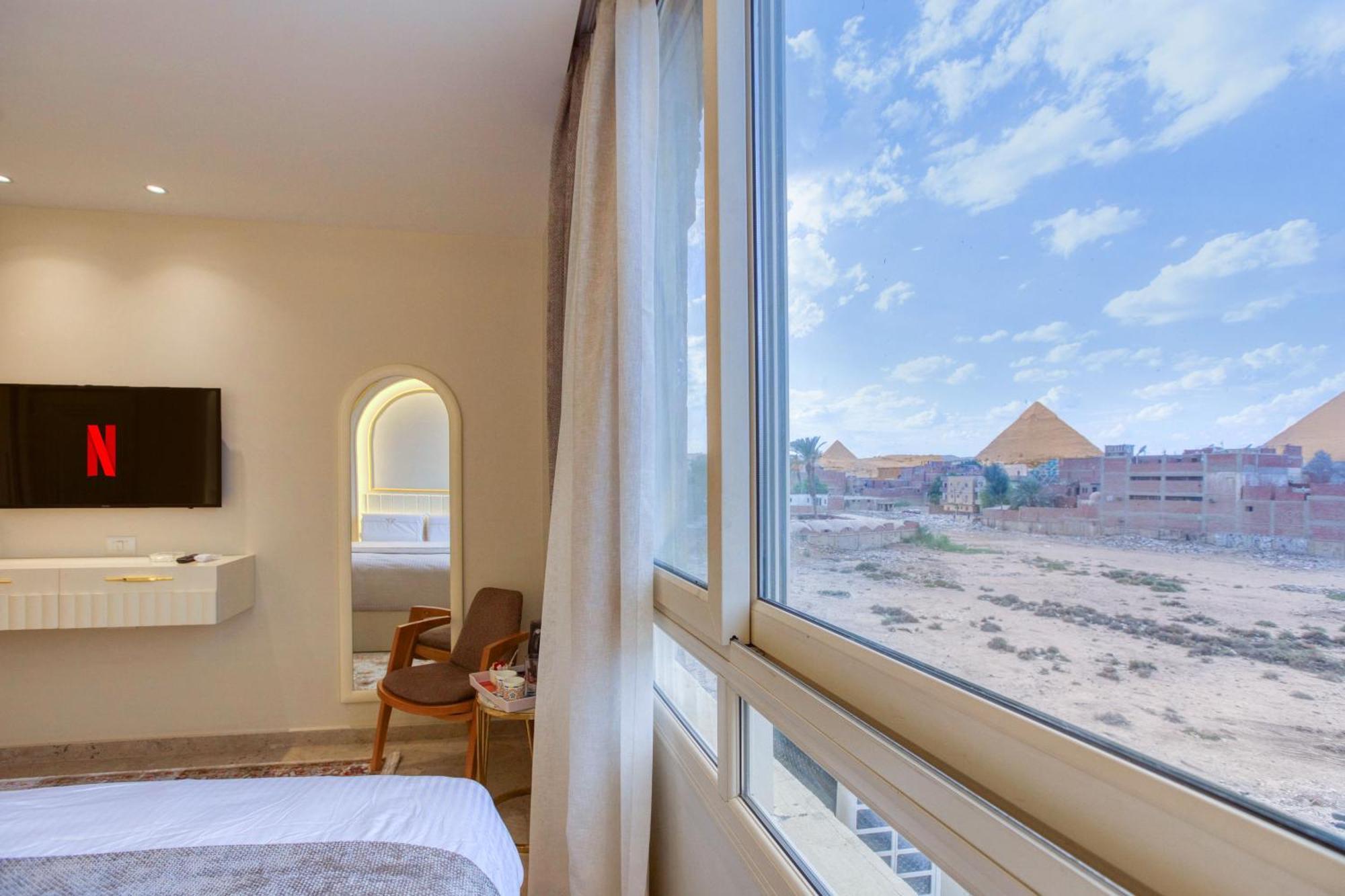 Pyramids Plateau Hotel Kafret el-Gabal Zewnętrze zdjęcie
