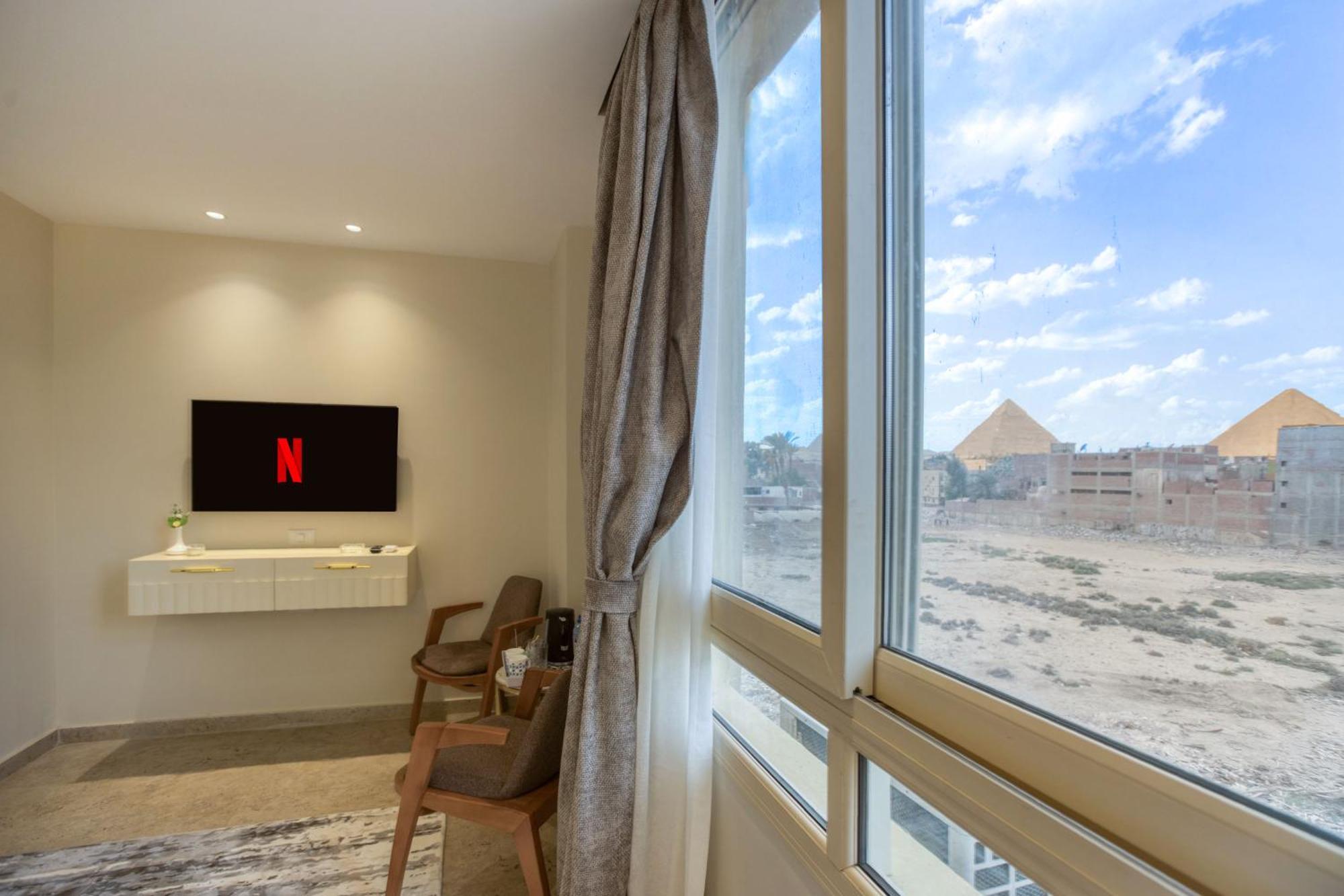 Pyramids Plateau Hotel Kafret el-Gabal Zewnętrze zdjęcie