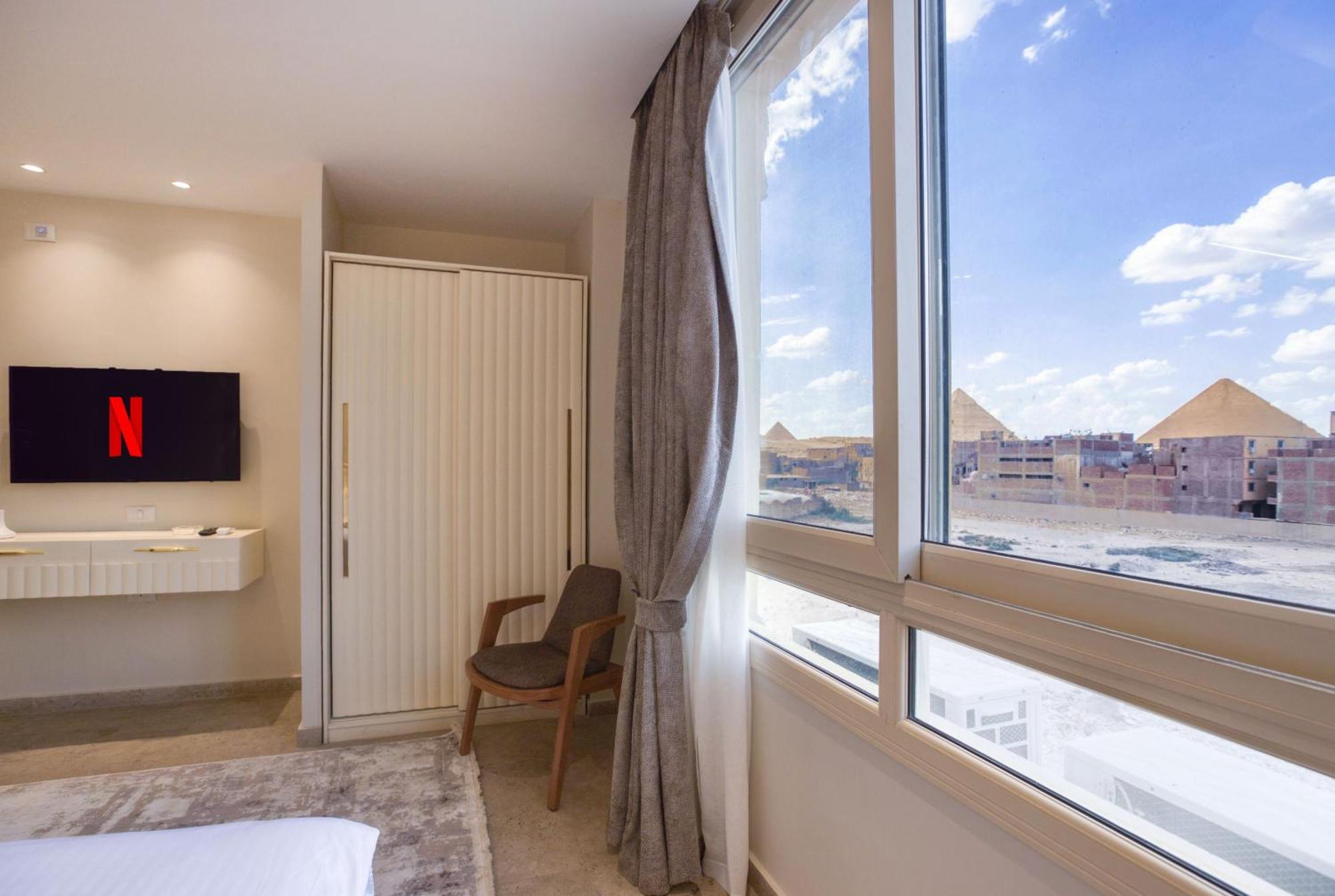 Pyramids Plateau Hotel Kafret el-Gabal Zewnętrze zdjęcie