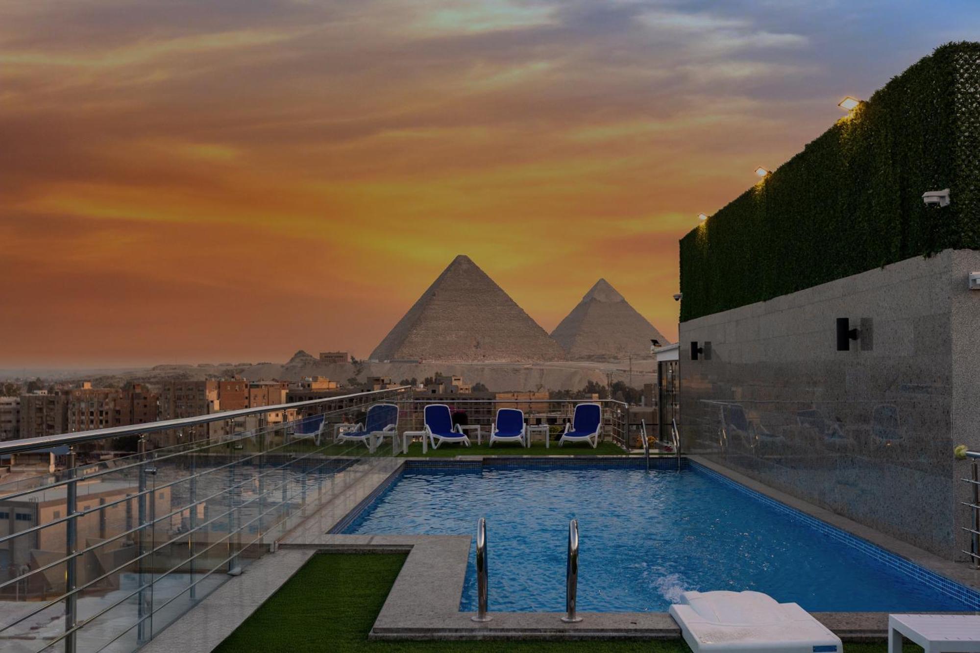 Pyramids Plateau Hotel Kafret el-Gabal Zewnętrze zdjęcie
